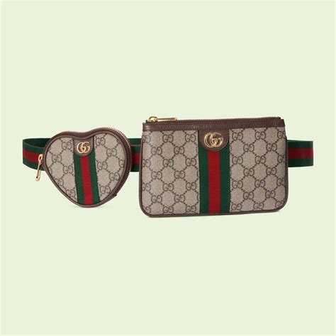 Gucci Ophidia heart utility belt